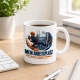 Tasse »Mein Arbeitsplatz hat keinen festen Boden.«