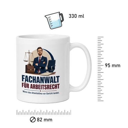 Tasse »Fachanwalt für Arbeitsrecht«