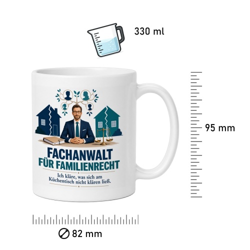 Tasse »Fachanwalt für Familienrecht«