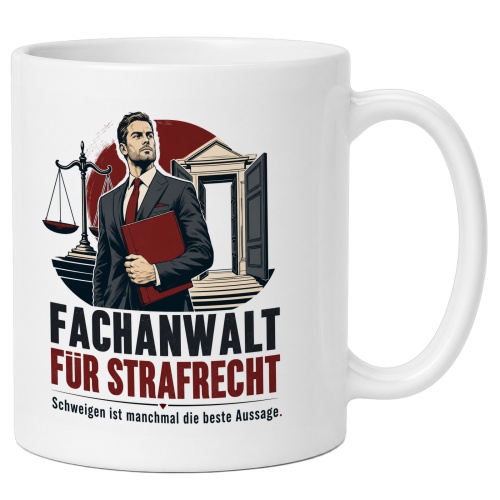Tasse »Fachanwalt für Strafrecht«