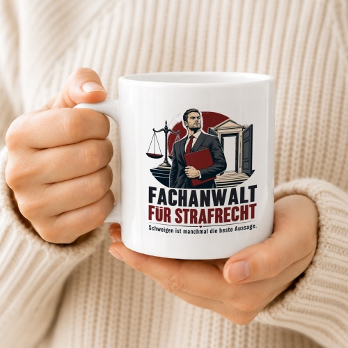 Tasse »Fachanwalt für Strafrecht«