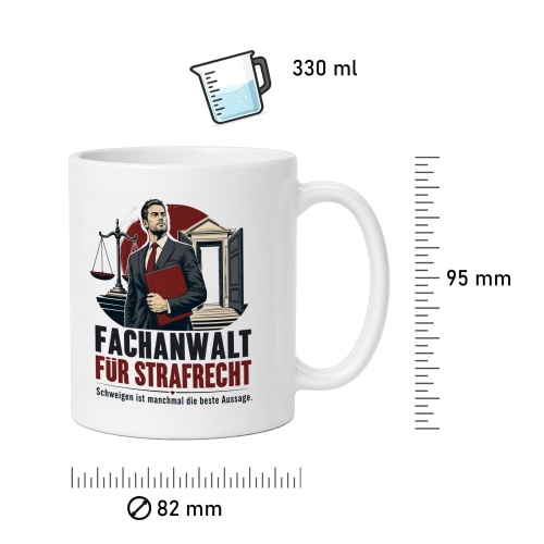 Tasse »Fachanwalt für Strafrecht«