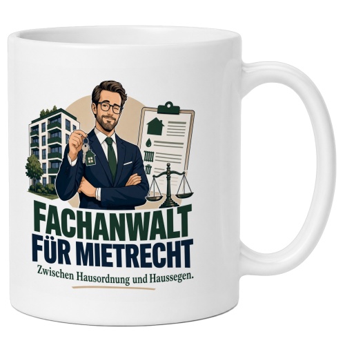 Tasse »Fachanwalt für Mietrecht«