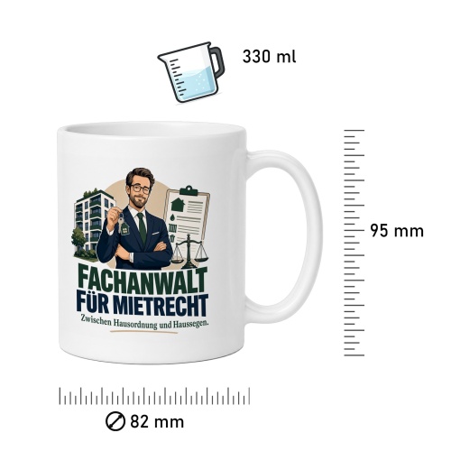 Tasse »Fachanwalt für Mietrecht«
