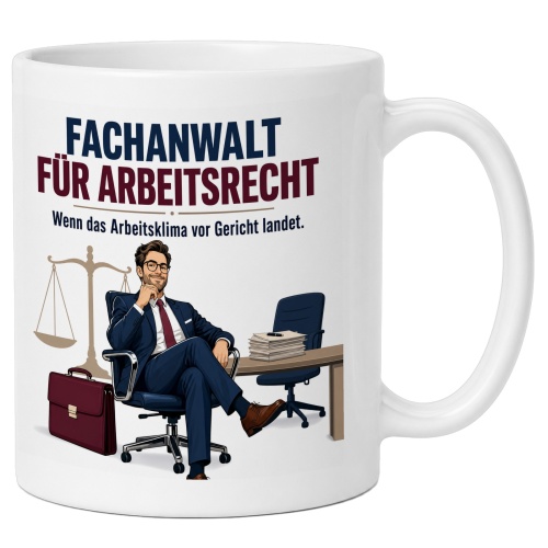 Tasse »Fachanwalt für Arbeitsrecht«