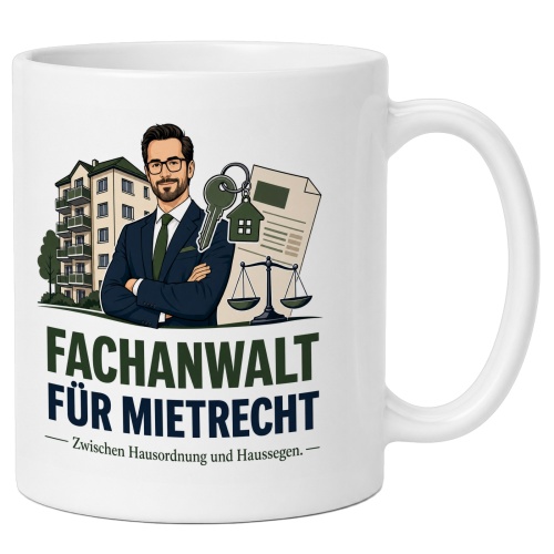 Tasse »Fachanwalt für Mietrecht«