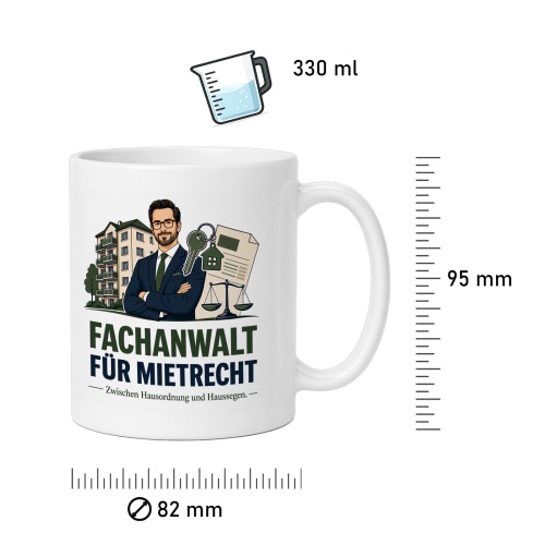 Tasse »Fachanwalt für Mietrecht«