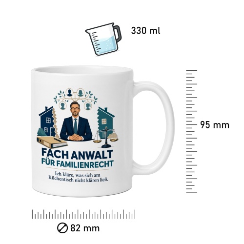 Tasse »Fachanwalt für Familienrecht«