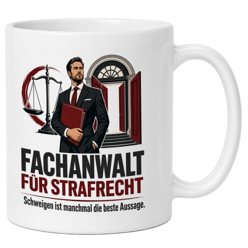 Tasse »Fachanwalt für Strafrecht«
