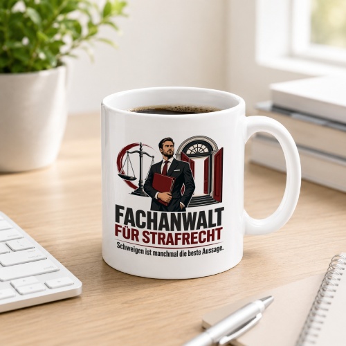 Tasse »Fachanwalt für Strafrecht«