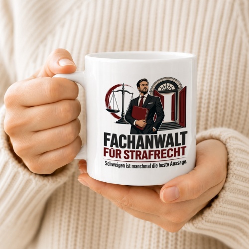 Tasse »Fachanwalt für Strafrecht«