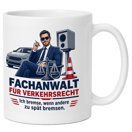 Tasse »Fachanwalt für Verkehrsrecht«