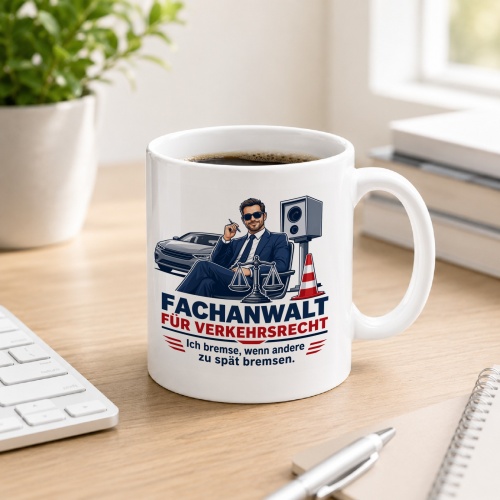 Tasse »Fachanwalt für Verkehrsrecht«