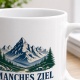 Tasse »Manches Ziel erreicht man Schritt für Schritt.«