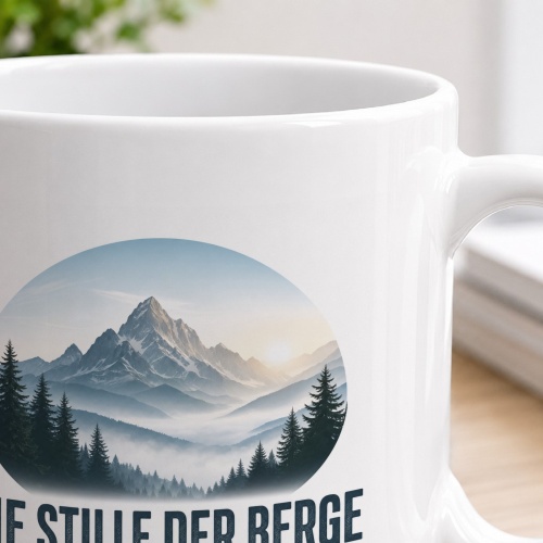 Tasse »Die Stille der Berge sagt oft mehr als viele Worte.«