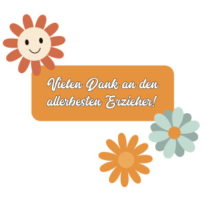 Tasse "Vielen Dank an den allerbesten Erzieher!"