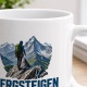 Tasse »Bergsteigen ist Vertrauen in den nächsten Griff.«