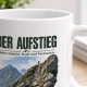 Tasse »Der Aufstieg lehrt Geduld, Kraft und Vertrauen.«