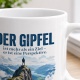 Tasse »Der Gipfel«