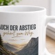 Tasse »Auch der Abstieg gehört zum Weg.«