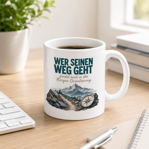 Tasse »Wer seinen Weg geht«