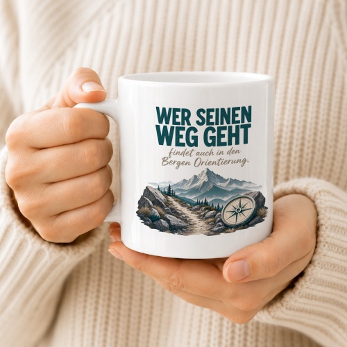 Tasse »Wer seinen Weg geht«
