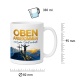 Tasse »Oben angekommen wird jeder Schritt wertvoll.«