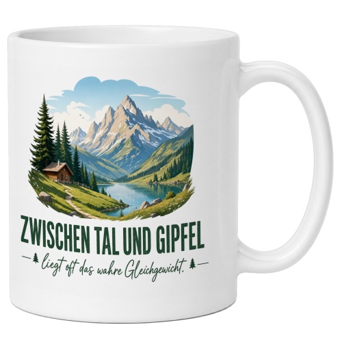 Tasse »Zwischen Tal und Gipfel«