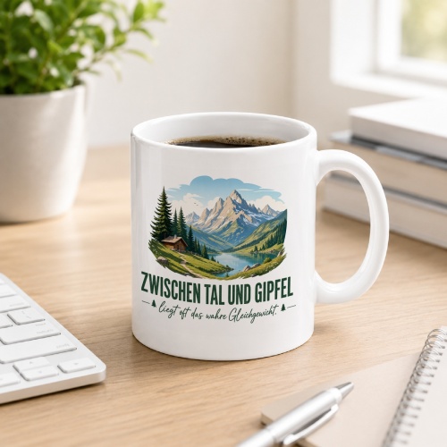 Tasse »Zwischen Tal und Gipfel«