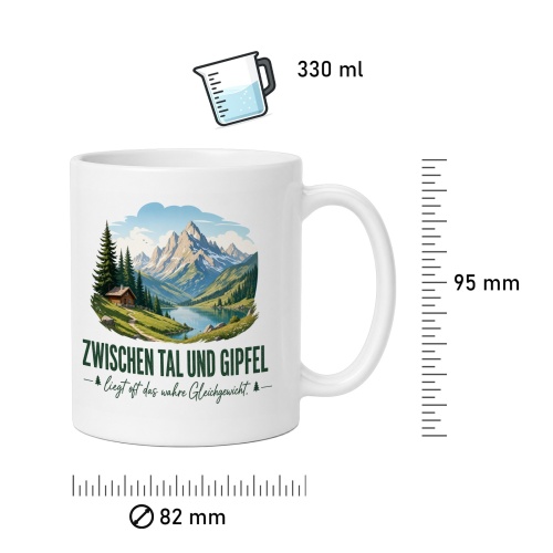 Tasse »Zwischen Tal und Gipfel«