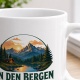 Tasse »In den Bergen fühlt sich die Natur wie Heimat an.«
