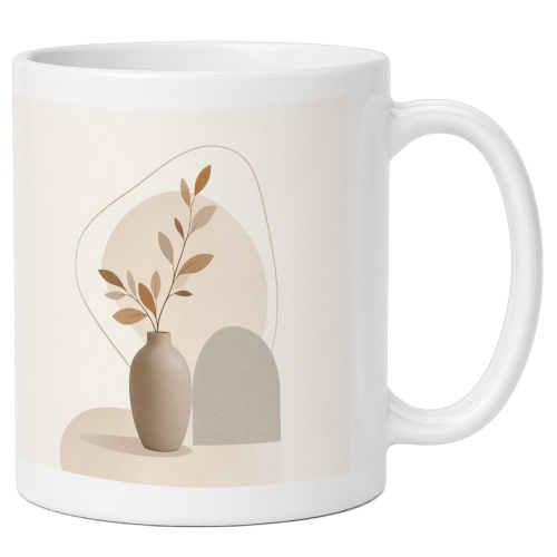 Tasse mit Vasenmotiv
