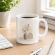 Tasse mit Vasenmotiv