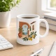 Tasse mit mediterranem Zitronenmotiv