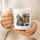 Tasse mit Wohnillustration