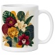 Tasse mit Blumenillustration