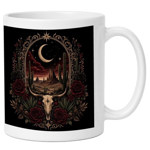 Tasse mit Wüstenmotiv