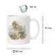 Tasse mit Cottage-Gartenmotiv