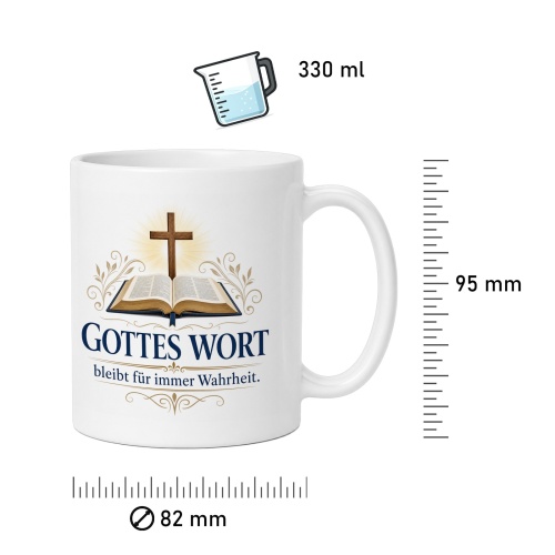 Tasse »Gottes Wort bleibt für immer Wahrheit.«
