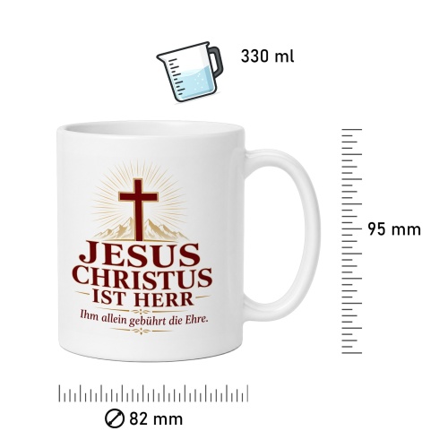 Tasse »Jesus Christus ist Herr«