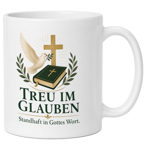 Tasse »Treu im Glauben Standhaft in Gottes...