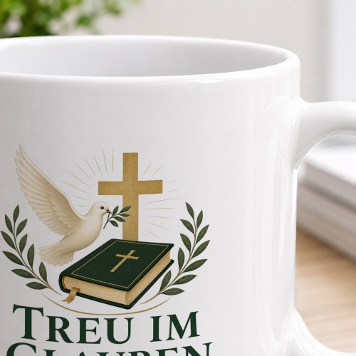 Tasse »Treu im Glauben Standhaft in Gottes Wort.«
