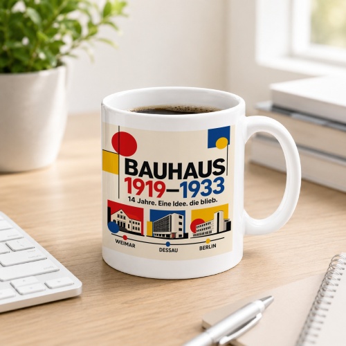 Tasse »Bauhaus 1919–1933 14 Jahre. Eine Idee. die blieb.«