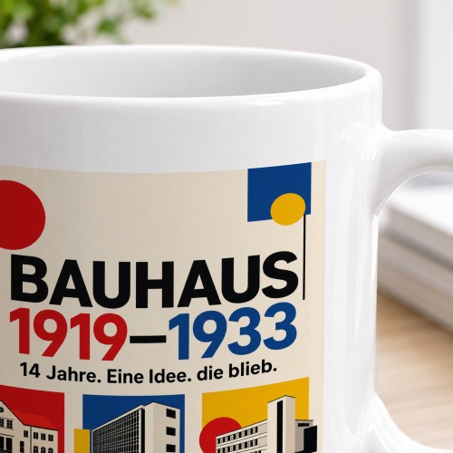 Tasse »Bauhaus 1919–1933 14 Jahre. Eine Idee. die blieb.«