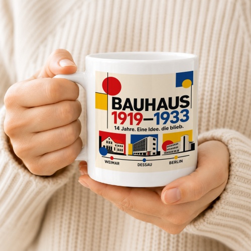 Tasse »Bauhaus 1919–1933 14 Jahre. Eine Idee. die blieb.«