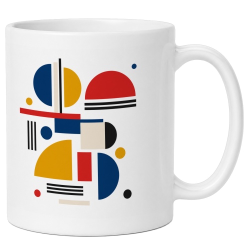 Tasse mit geometrischem Muster