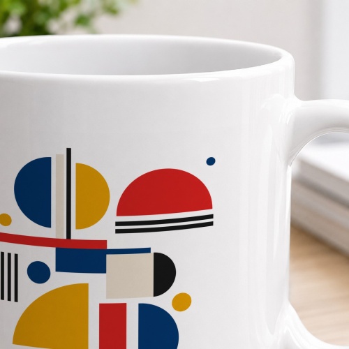 Tasse mit geometrischem Muster