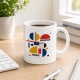 Tasse mit geometrischem Muster