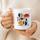 Tasse mit geometrischem Muster