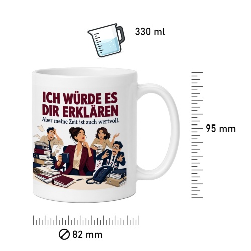 Tasse »Ich würde es dir erklären«